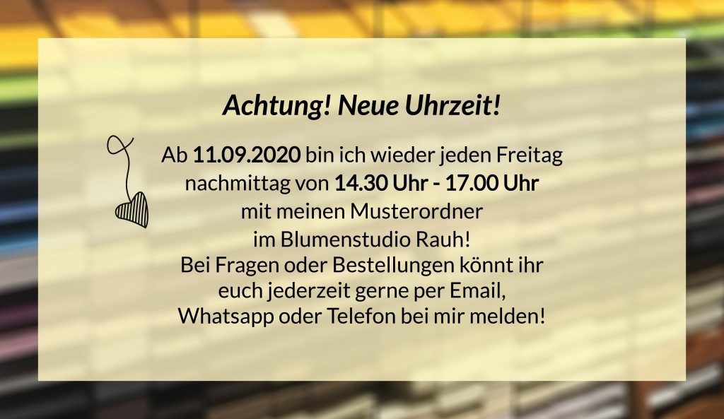 Freitag neue Uhrzeit