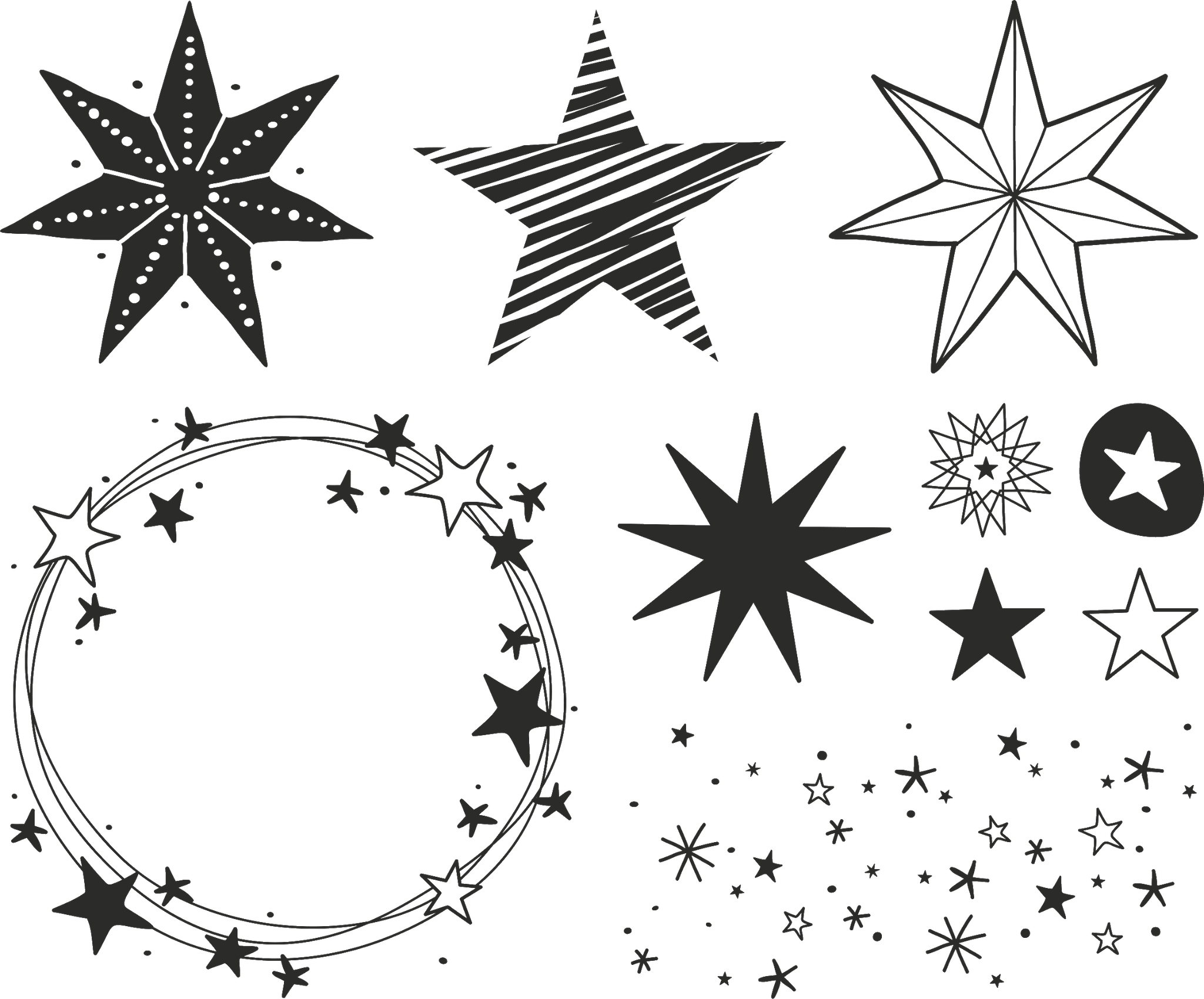 Heyda Stempel Set 20-4888662 Sterne – Bild 2